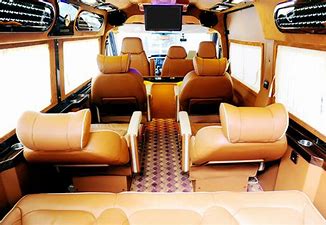Hình ảnh dàn nội thất cao cấp của xe limousine